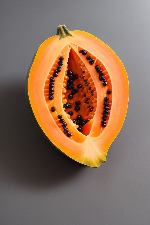 a papaya symbolizing a vagina