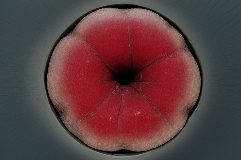 Close Up of a closed anus